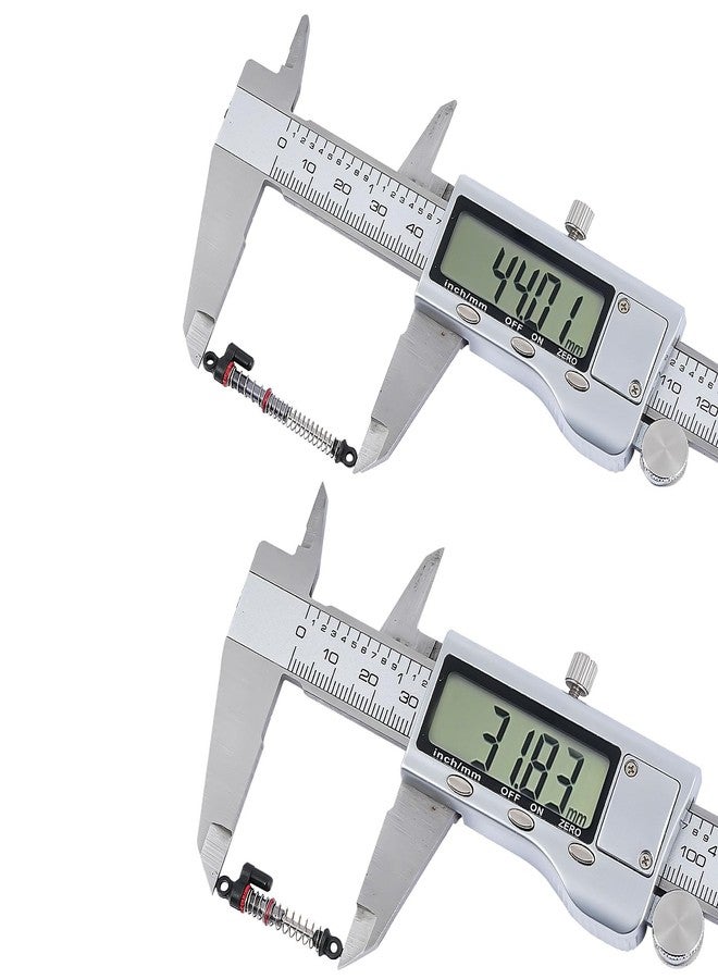 Abendor 8pcs Aluminum Shock Absorber Kit for Upgrade 1/28 RC Crawler Car, Threaded Double Barrel Shocks Damper for 1:32 Orlandoo Hunter OH32X02 Pipe Off-road Climbing RC Car Upgrade Parts (Grey) - Image 3